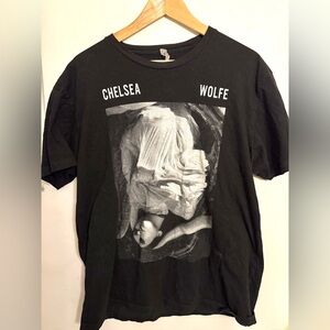 2016 Chelsea Wolfe Black Graphic T-Shirt